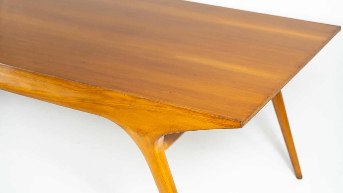 Mid-Century Large Dining Table by Carlo de Carli, Walnut, 1950s