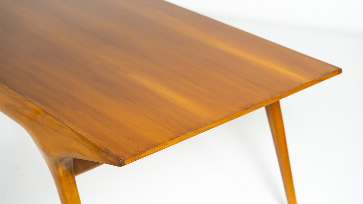 Mid-Century Large Dining Table by Carlo de Carli, Walnut, 1950s