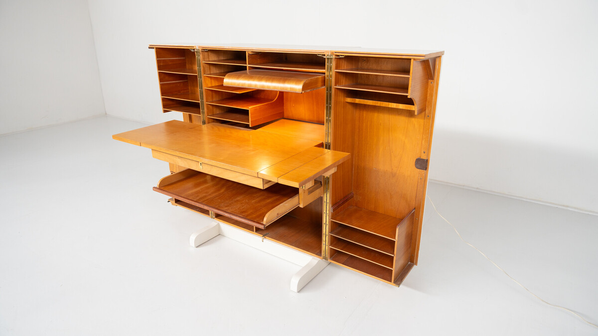 Mid-Century Magic Box Desk by Mummenthaler & Meier, Switzerland, 1955