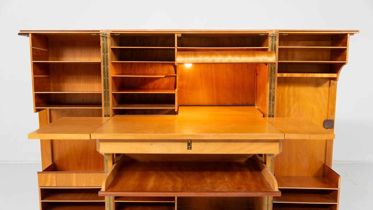 Mid-Century Magic Box Desk by Mummenthaler & Meier, Switzerland, 1955