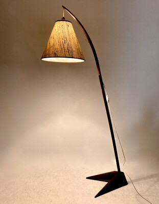 Mid-Century Modern Arc Floor Lamp, 1950s