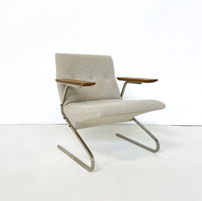 Mid-Century Modern Armchair ‘Cantilever’ by George van Rijck for Beaufort - Belgium 1960s