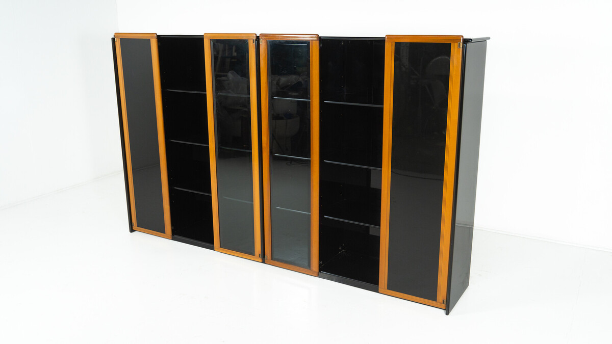 Mid-Century Modern Artona Bookcase/Vitrine by Afra and Tobia Scarpa, Maxalto,1960s
