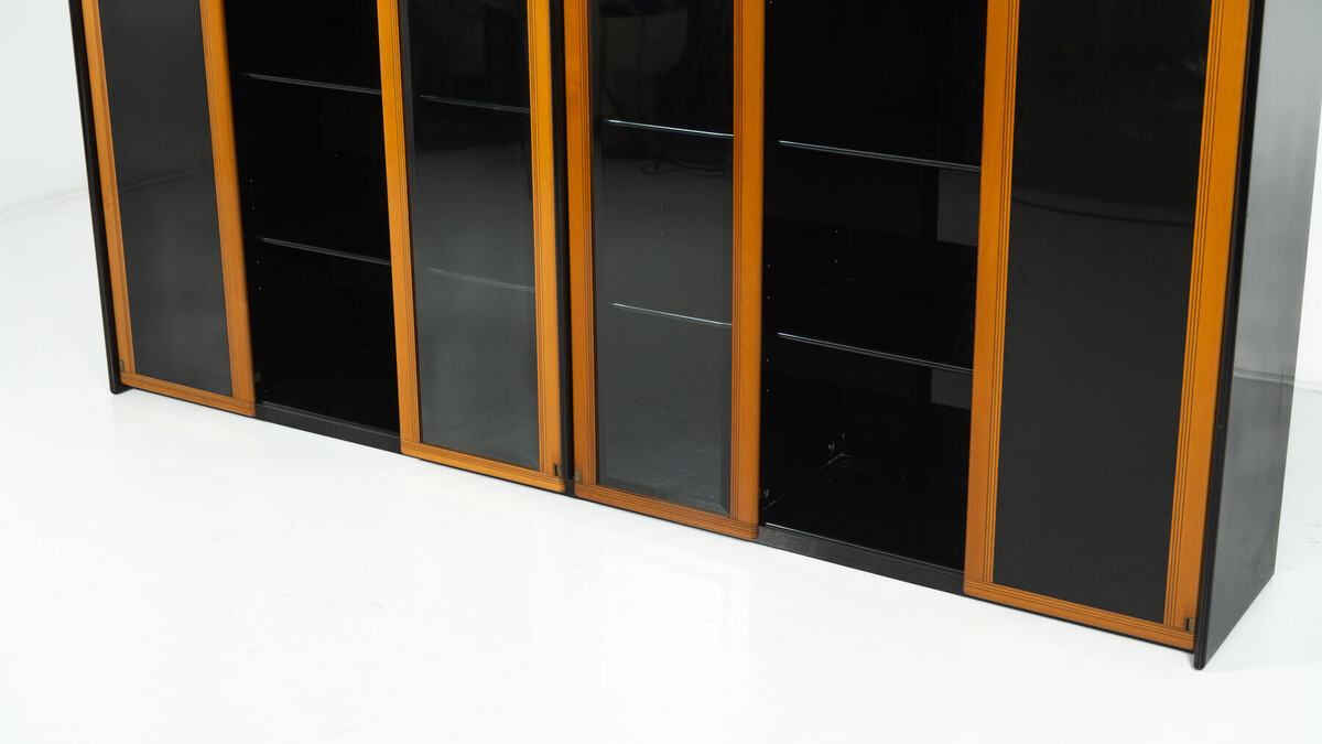 Mid-Century Modern Artona Bookcase/Vitrine by Afra and Tobia Scarpa, Maxalto,1960s