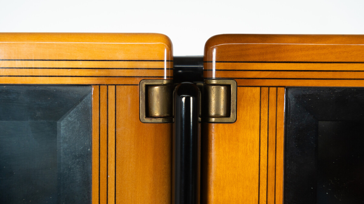 Mid-Century Modern Artona Bookcase/Vitrine by Afra and Tobia Scarpa, Maxalto,1960s