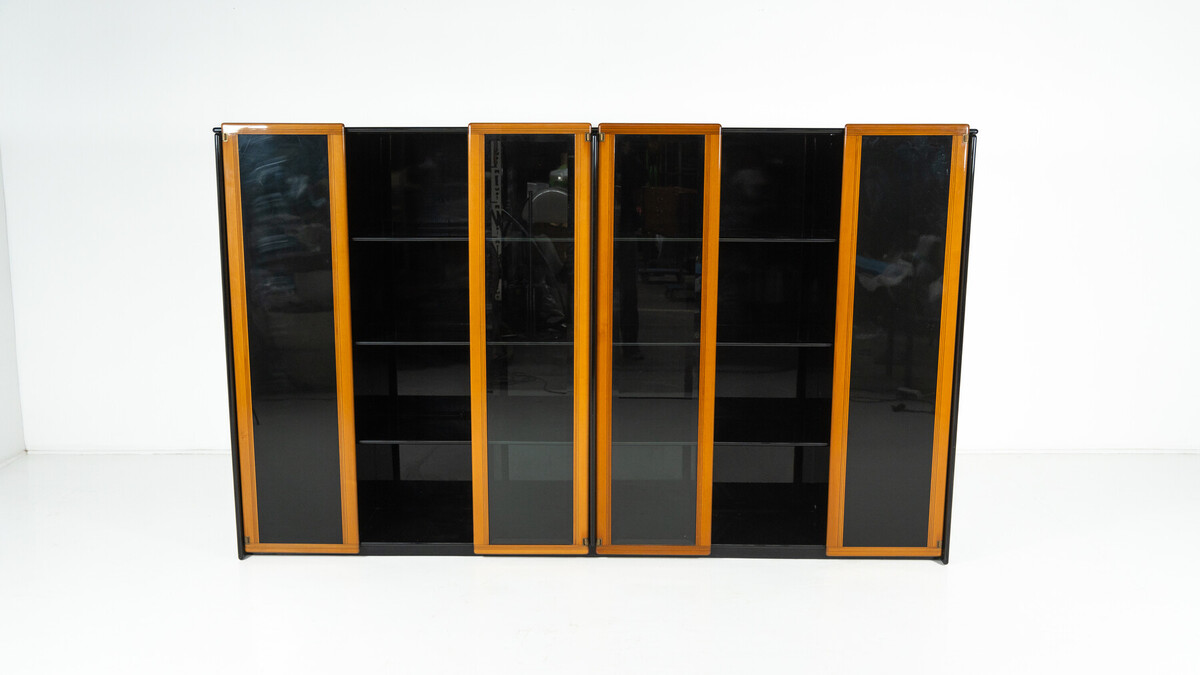 Mid-Century Modern Artona Bookcase/Vitrine by Afra and Tobia Scarpa, Maxalto,1960s