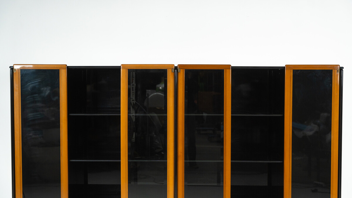Mid-Century Modern Artona Bookcase/Vitrine by Afra and Tobia Scarpa, Maxalto,1960s