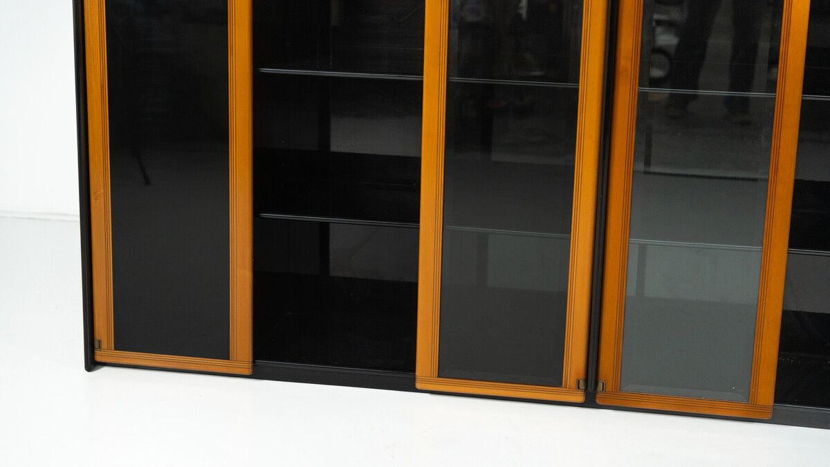 Mid-Century Modern Artona Bookcase/Vitrine by Afra and Tobia Scarpa, Maxalto,1960s