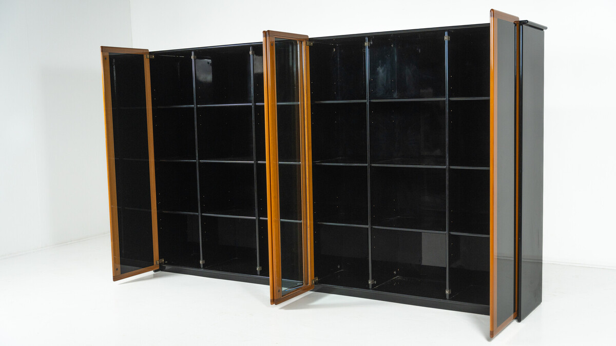 Mid-Century Modern Artona Bookcase/Vitrine by Afra and Tobia Scarpa, Maxalto,1960s