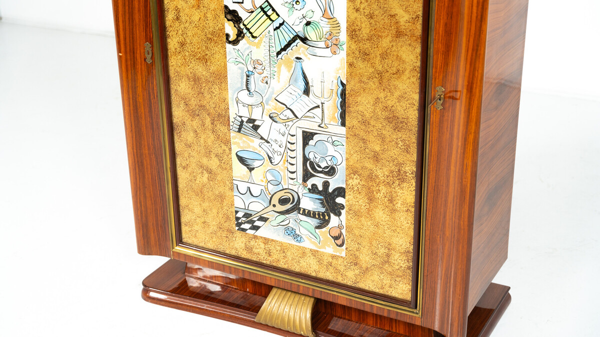 Mid-Century Modern Bar Cabinet by Paolo Buffa, 1950s