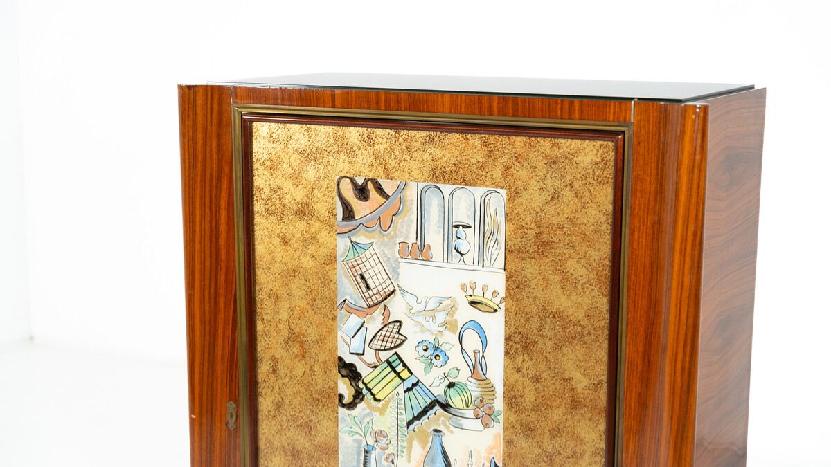 Mid-Century Modern Bar Cabinet by Paolo Buffa, 1950s