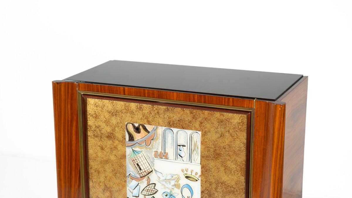 Mid-Century Modern Bar Cabinet by Paolo Buffa, 1950s