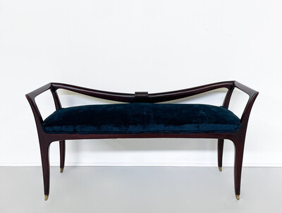 Mid-Century Modern Bench by Emilio Lancia, Italy, 1930's