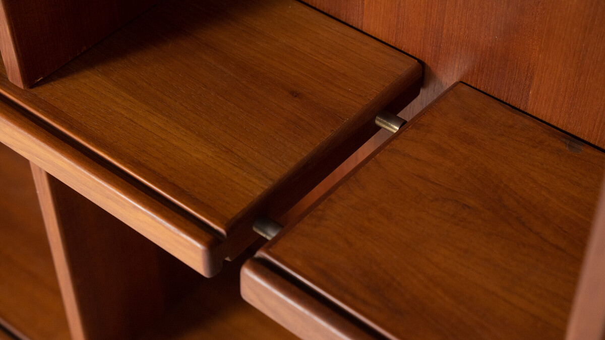 Mid-Century Modern Bookcase by Ilmari Tapiovaara, La Permanente Mobili Cantu, 1950s