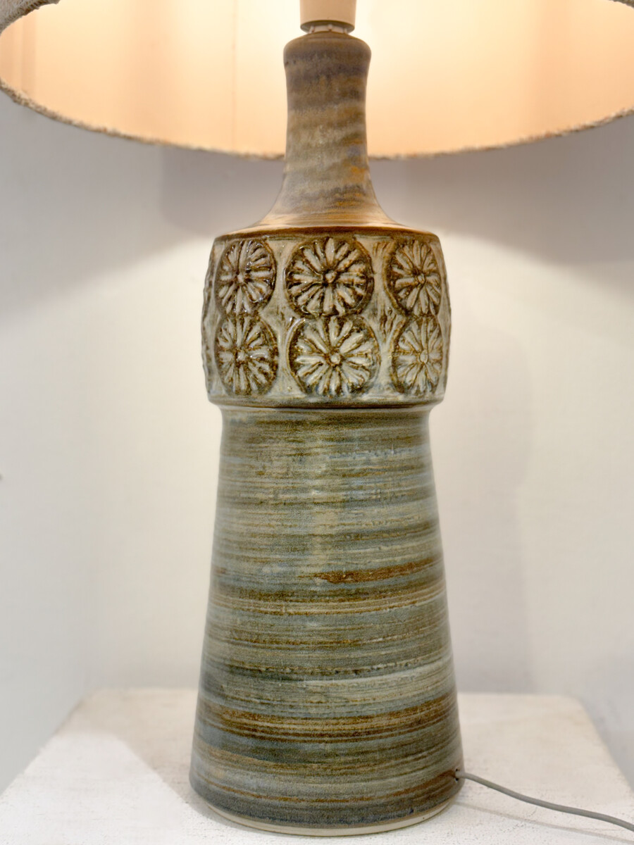 Mid-Century Modern Ceramic Table Lamp, Denmark