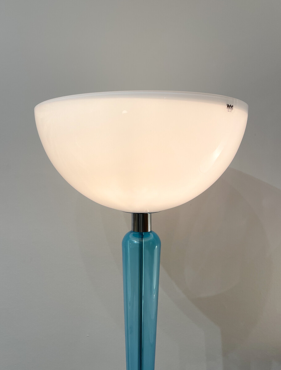 Mid-Century Modern Chrome and Glass Table Lamp by Jeannot Cerutti pour Ve-Art, Italy, 1970's,