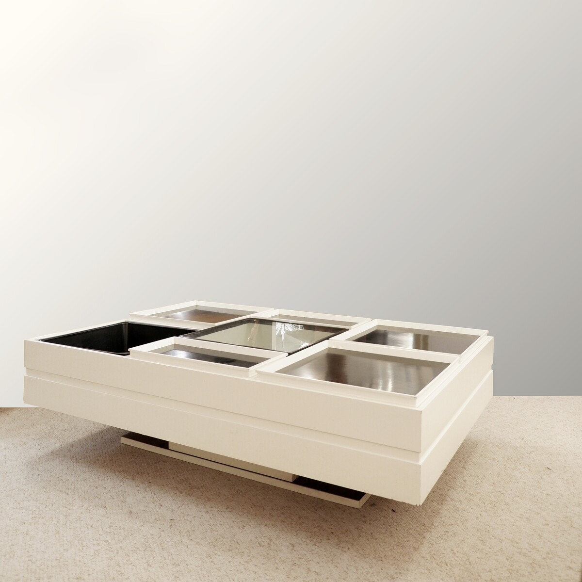 Mid-Century Modern Coffee Table by Carlo Hauner for Forma Italy, 1960s