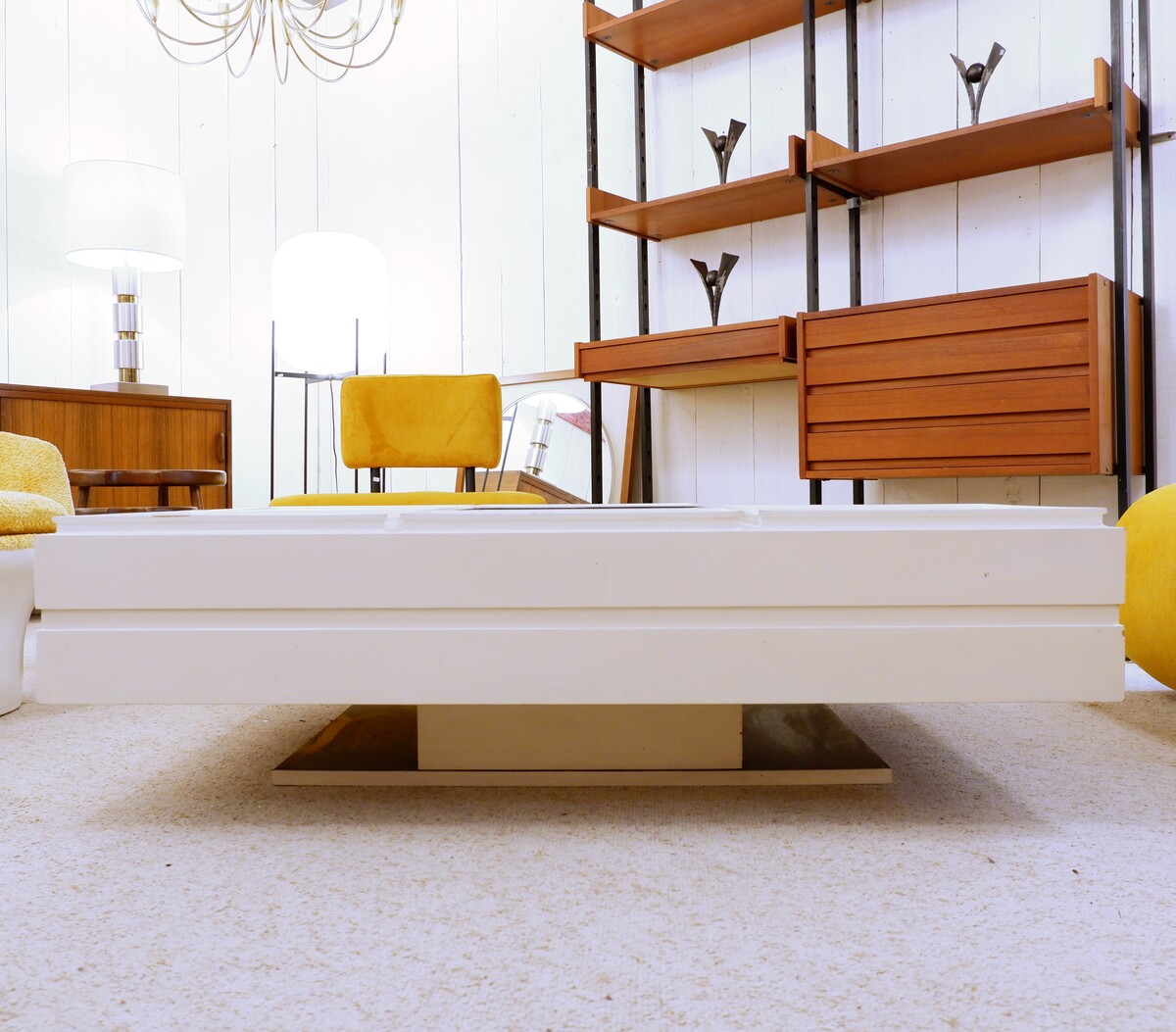 Mid-Century Modern Coffee Table by Carlo Hauner for Forma Italy, 1960s