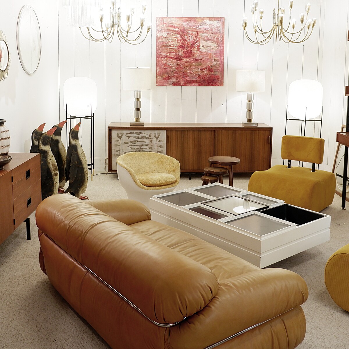 Mid-Century Modern Coffee Table by Carlo Hauner for Forma Italy, 1960s