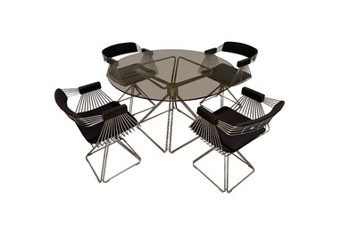 Mid-Century Modern Delta Dining Set by Rudi Verelst for Novalux, 1970s