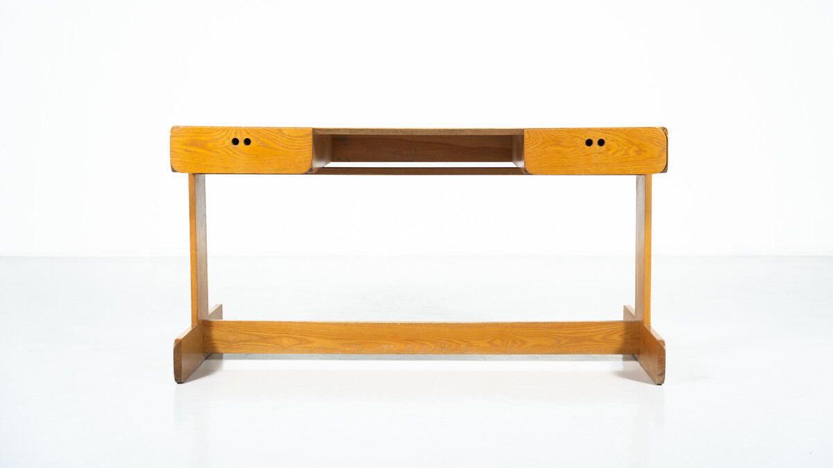 Mid-Century Modern Desk and Chair by Derk Jan De Vries, Domus, 1960s