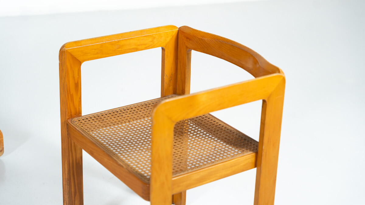 Mid-Century Modern Desk and Chair by Derk Jan De Vries, Domus, 1960s