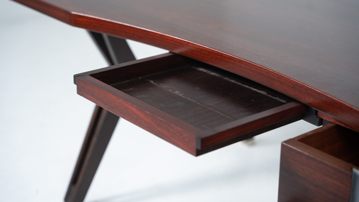 Mid-Century Modern Desk by Ico Parisi for Mim Roma, Italy, 1950s