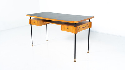 Mid-Century Modern Desk, Italy, 1960s