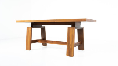 Mid-Century Modern Dining Table 611 by Silvio Coppola for Bernini, 1966