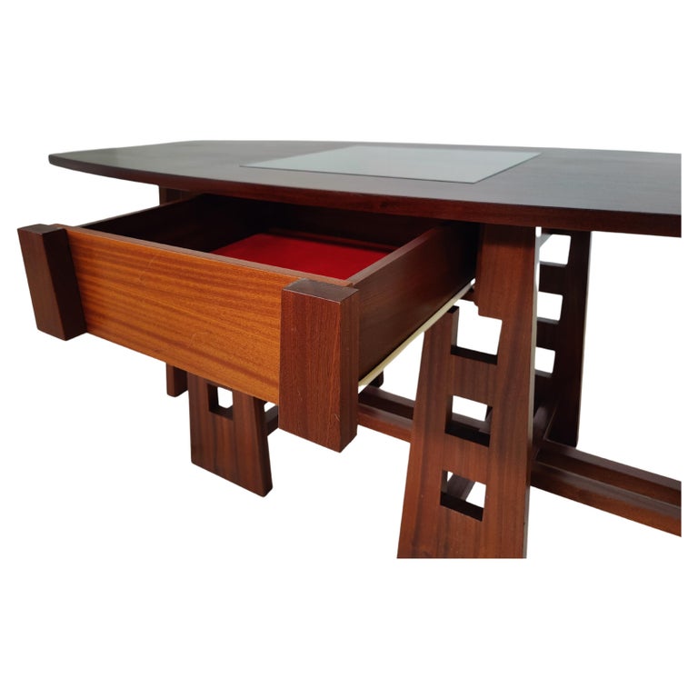 Mid-Century Modern Dining Table/ Desk with drawer, Italy, 1960s