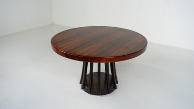 Mid-Century Modern Extendable Dining Table by Angelo Mangiarotti, Italy, 1970s