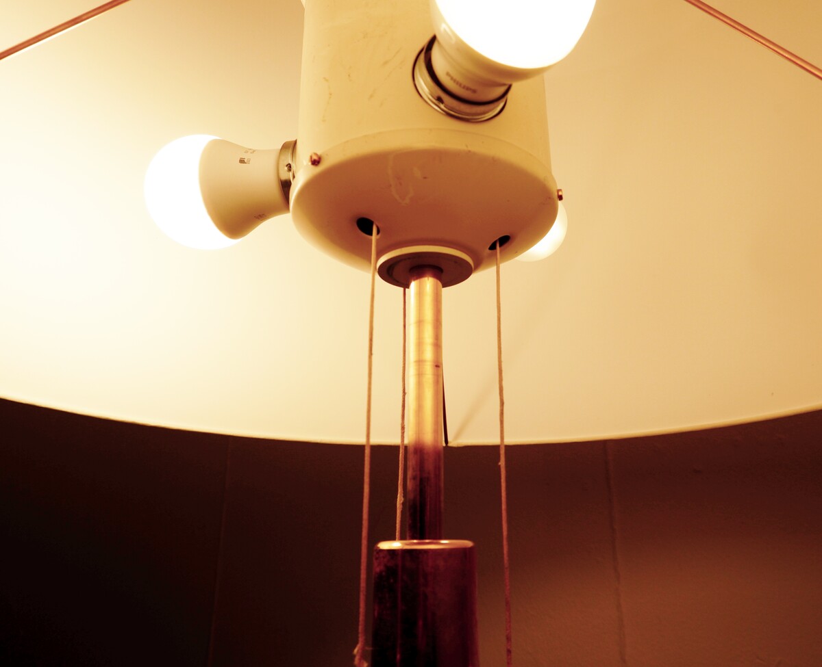 Mid Century Modern Floor Lamp by Verner Panton for Fritz Hansen - 2 available