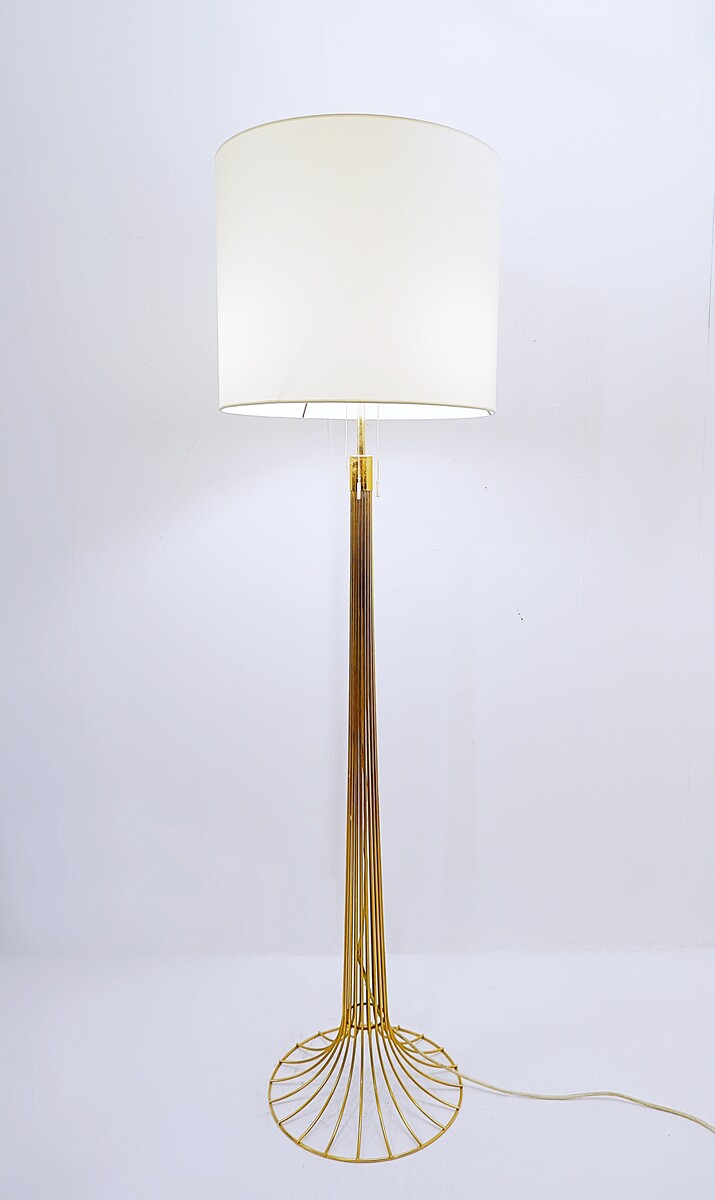 Mid Century Modern Floor Lamp by Verner Panton for Fritz Hansen - 2 available