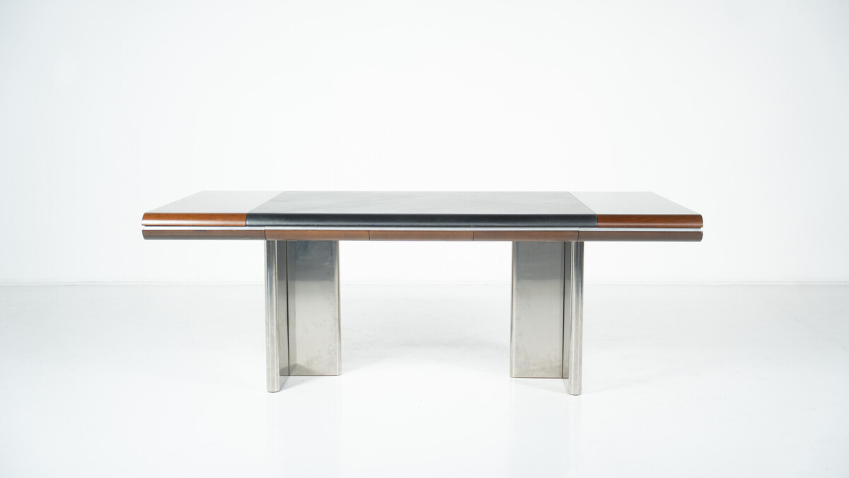 Mid-Century Modern Italian Desk by Hans von Klier for Skipper, 1970s