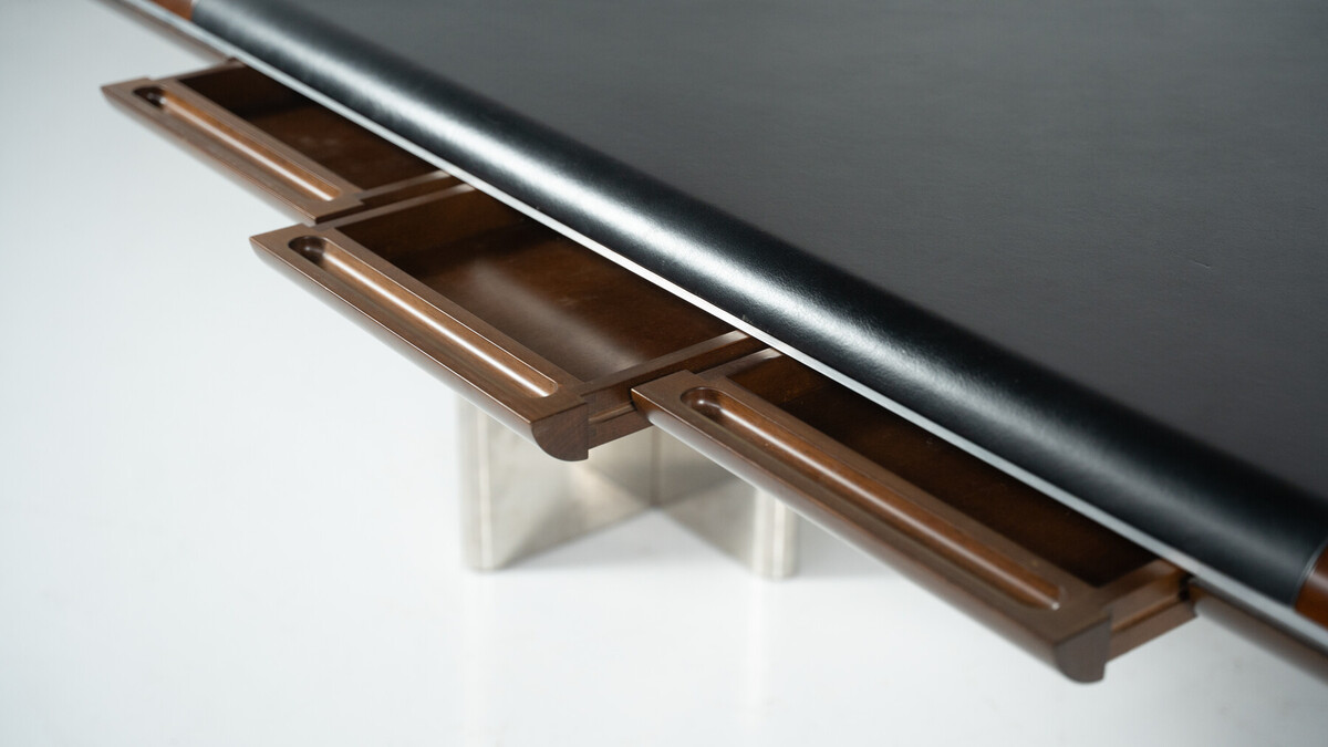 Mid-Century Modern Italian Desk by Hans von Klier for Skipper, 1970s