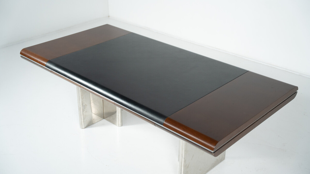 Mid-Century Modern Italian Desk by Hans von Klier for Skipper, 1970s