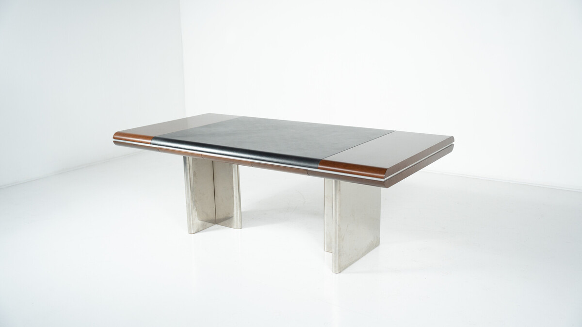 Mid-Century Modern Italian Desk by Hans von Klier for Skipper, 1970s