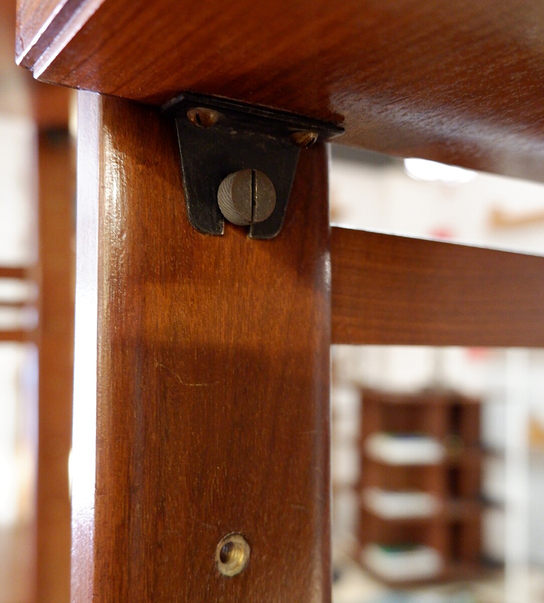 Mid Century Modern Italian Floor to Ceiling teak Wall Unit - 1960s