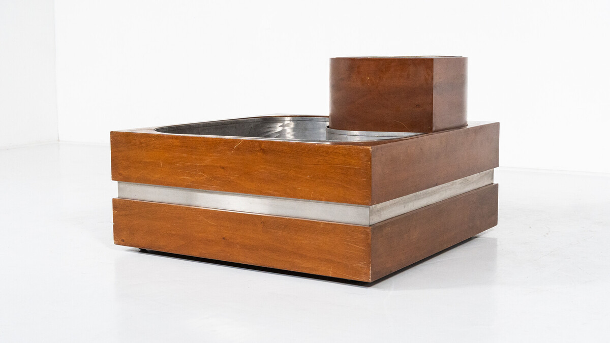 Mid-Century Modern Italian Planter, 1970s