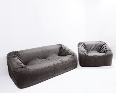 Mid Century Modern Italian Seating Set 