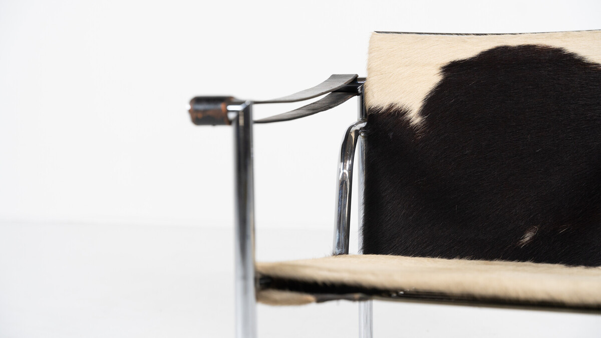 Mid-Century Modern LC1 Armchair by Le Corbusier, Pierre Jeanneret, Charlotte Perriand, 1960s