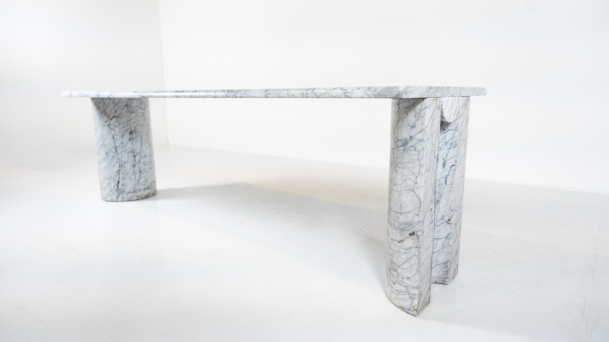 Mid-Century Modern Marble Console, Italy, 1970s