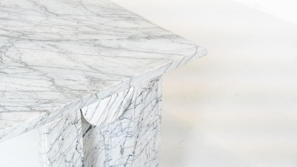 Mid-Century Modern Marble Console, Italy, 1970s