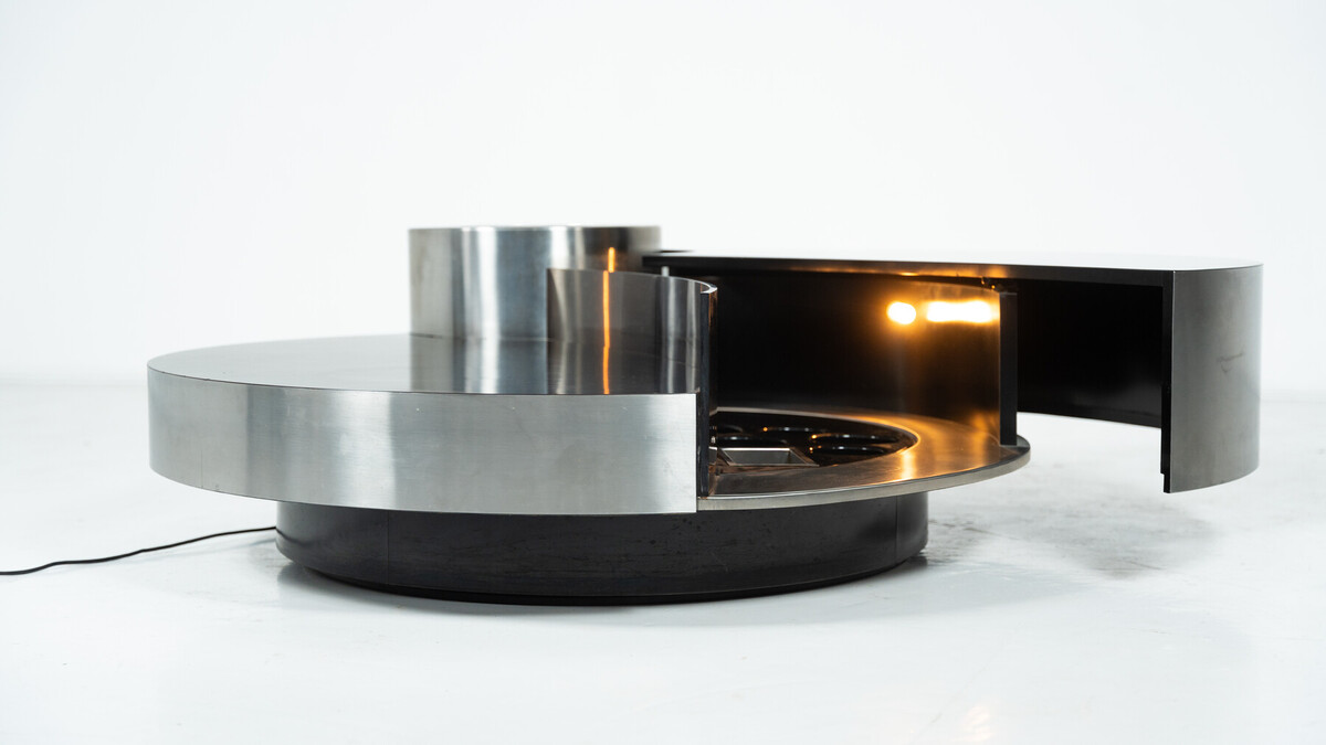 Mid-Century Modern Massimo Papiri Coffee Table by Mario Sabot, Italy, 1970s