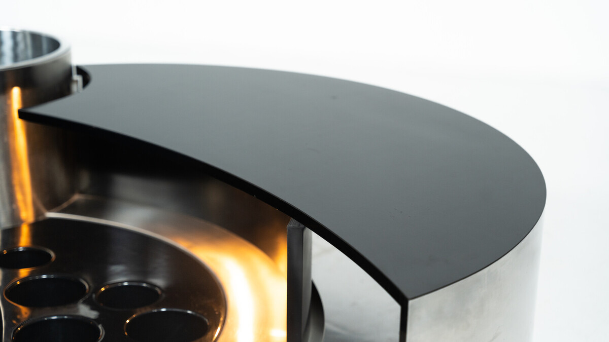 Mid-Century Modern Massimo Papiri Coffee Table by Mario Sabot, Italy, 1970s