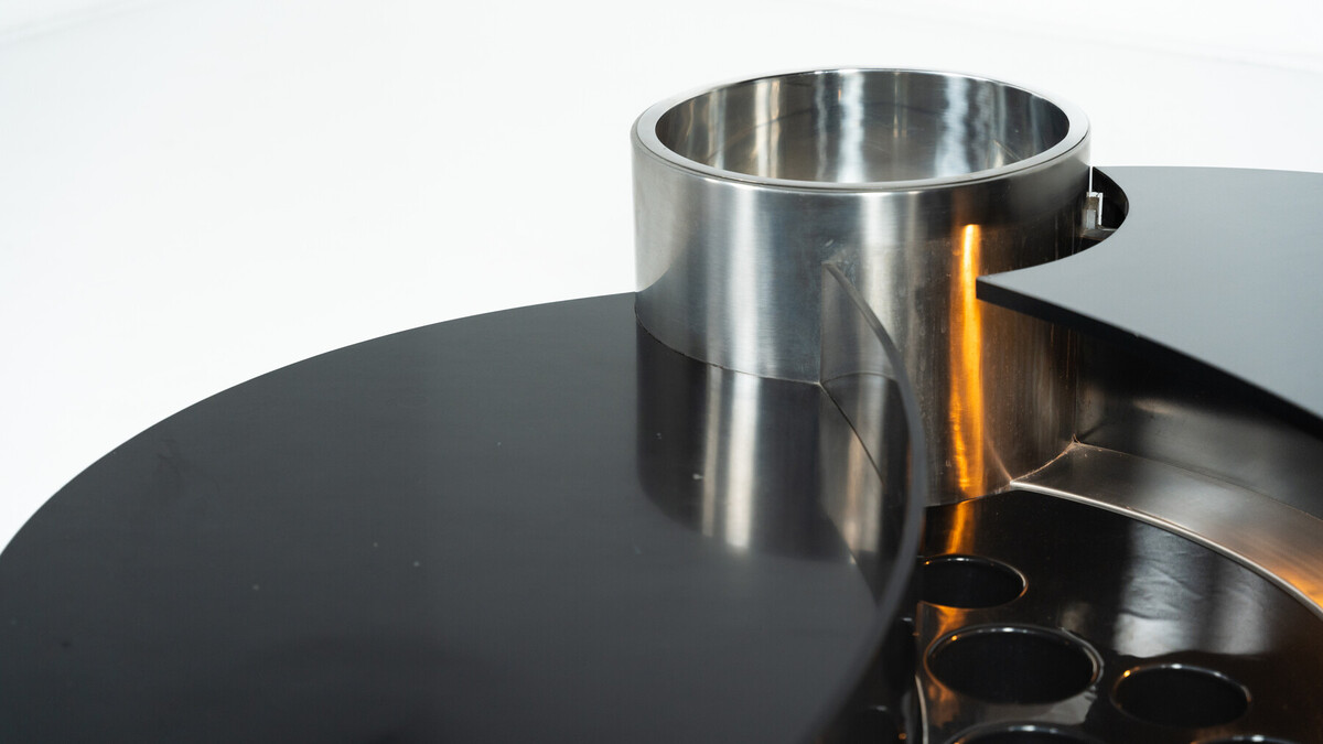 Mid-Century Modern Massimo Papiri Coffee Table by Mario Sabot, Italy, 1970s