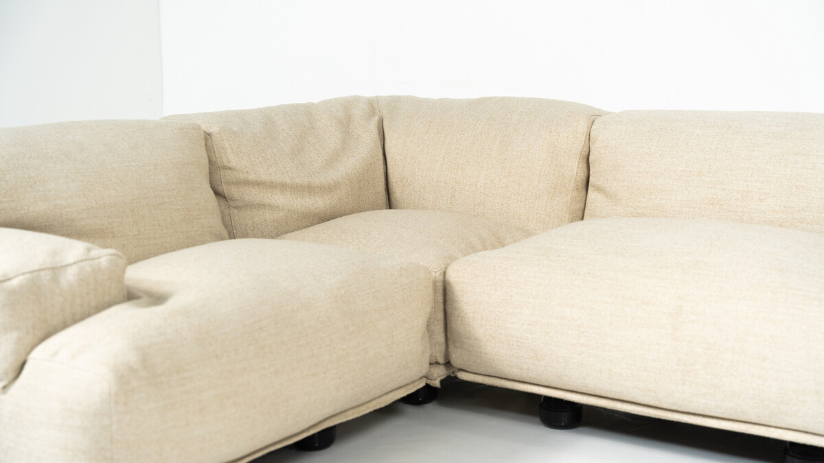 Mid-Century Modern Modular Fiandra Sofa by Vico Magistretti, Cassina, Italy, 1970s