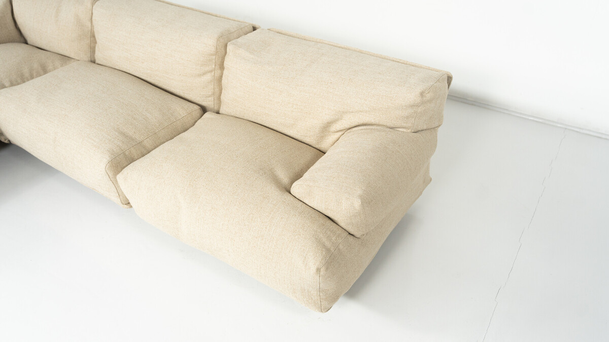 Mid-Century Modern Modular Fiandra Sofa by Vico Magistretti, Cassina, Italy, 1970s