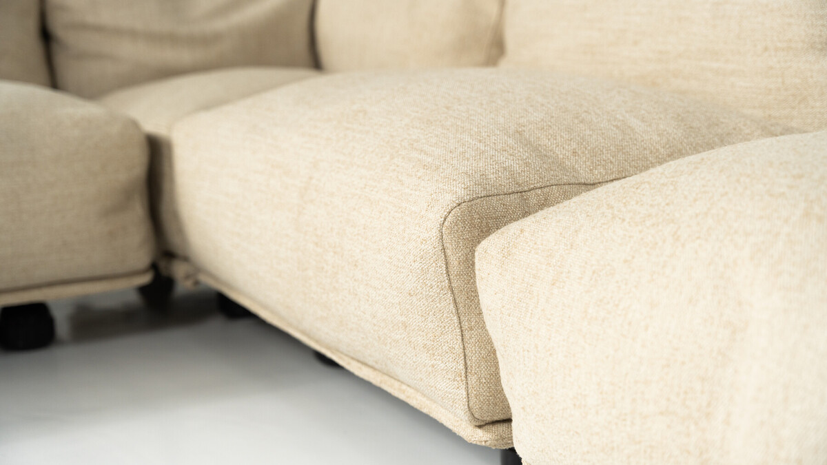Mid-Century Modern Modular Fiandra Sofa by Vico Magistretti, Cassina, Italy, 1970s