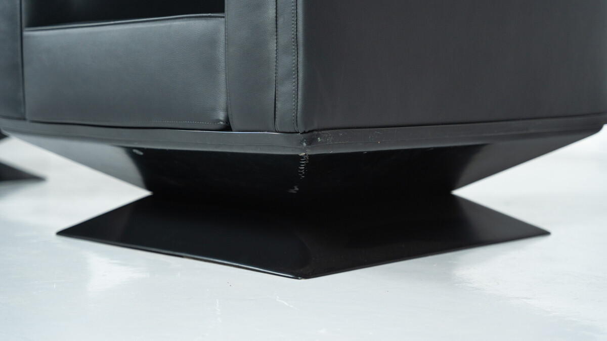 Mid-Century Modern Pair of Armchairs by Luigi Pellegrin for MIM Roma, Italy, 1950s